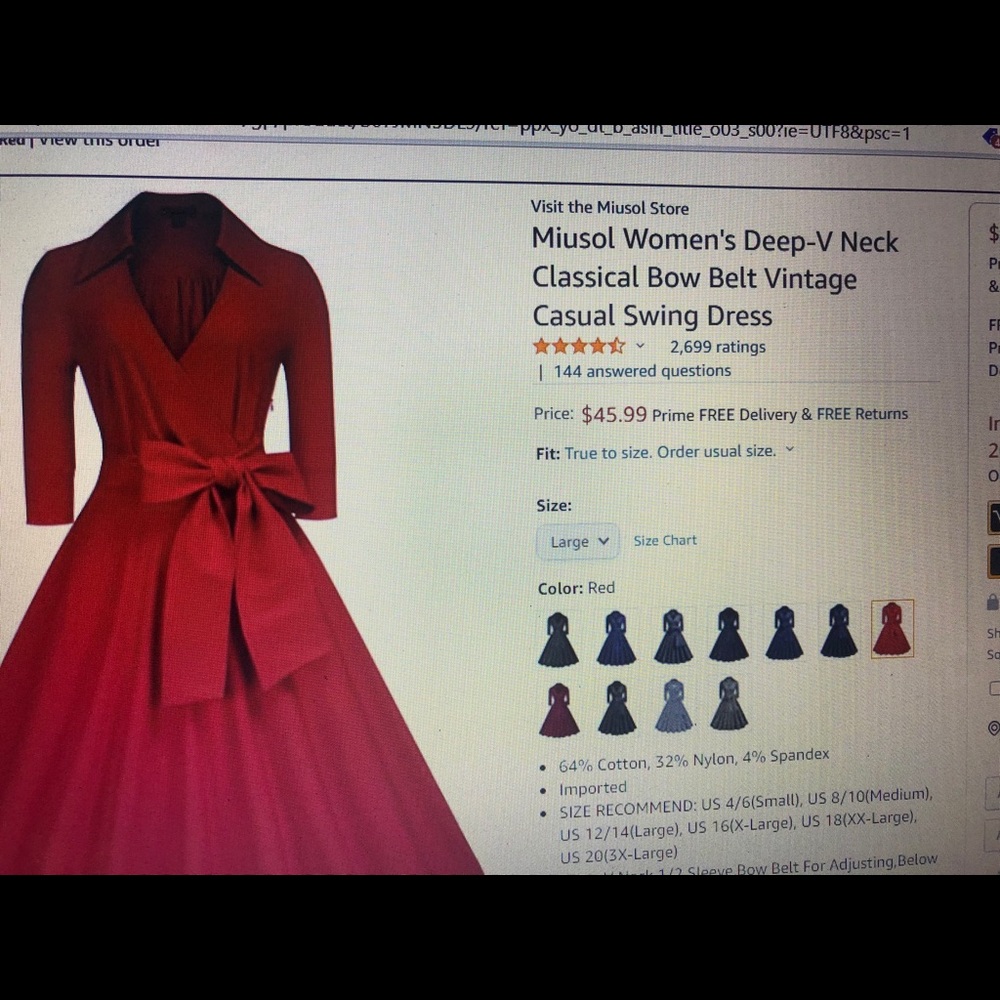 Woman’s dress